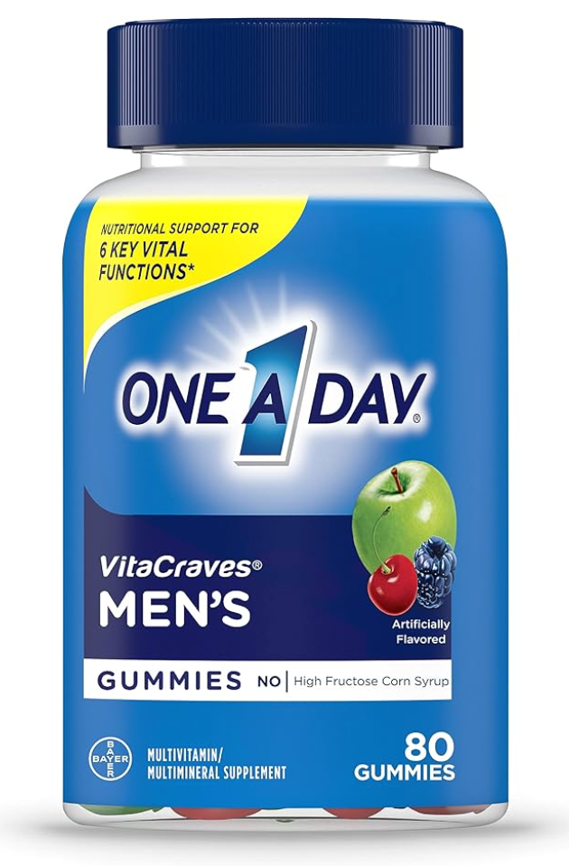 Gomitas multivitamínicas One A Day para hombres 80 unidades